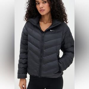 nike plaid puffer jacket